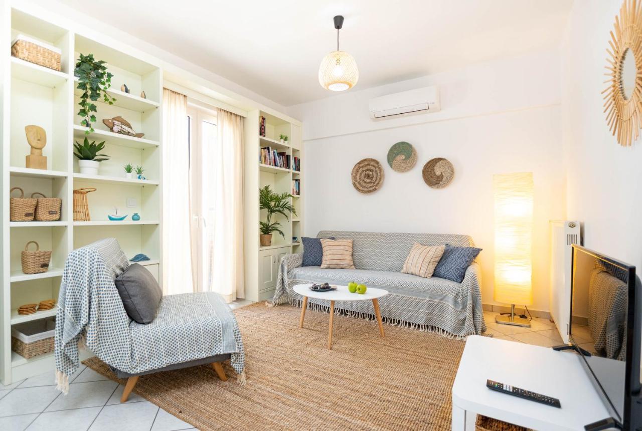 Pure Naxos - Central Complete Apartment Naxos City Bagian luar foto